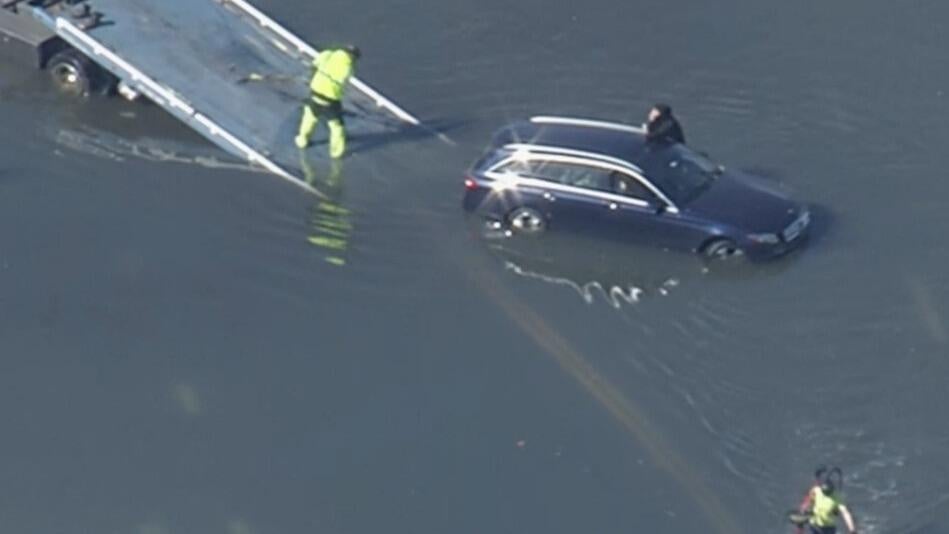 Flooding in parts of Marin County as coastal flood advisory in effect for Bay Area — CBS Bay Area (KPIX), Yountville Community news