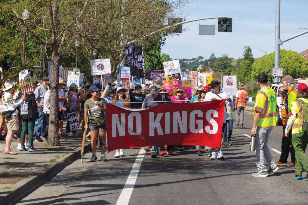 No Kings, Flock Cameras and Family Trees — North Bay Bohemian, Yountville Arts news