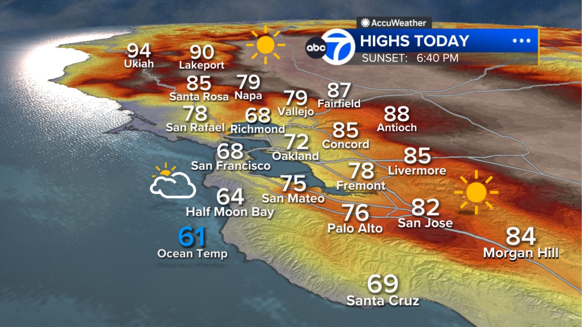 AccuWeather Forecast: Relief from heat is here with fog along the coast
— ABC 7 Bay Area, Yountville Community news