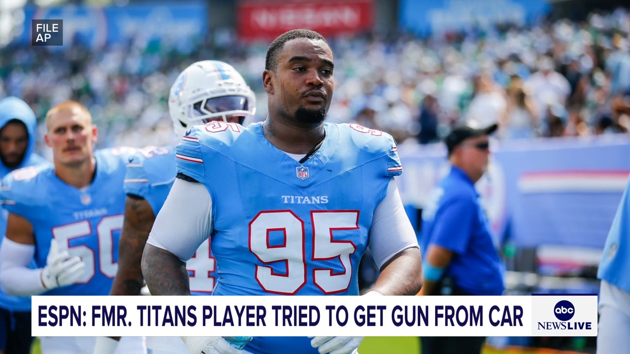 Jordan Elliott was released by Titans after pulling out gun in parking lot, coach Robert Saleh says
       — ABC 7 Bay Area, Yountville Sports news