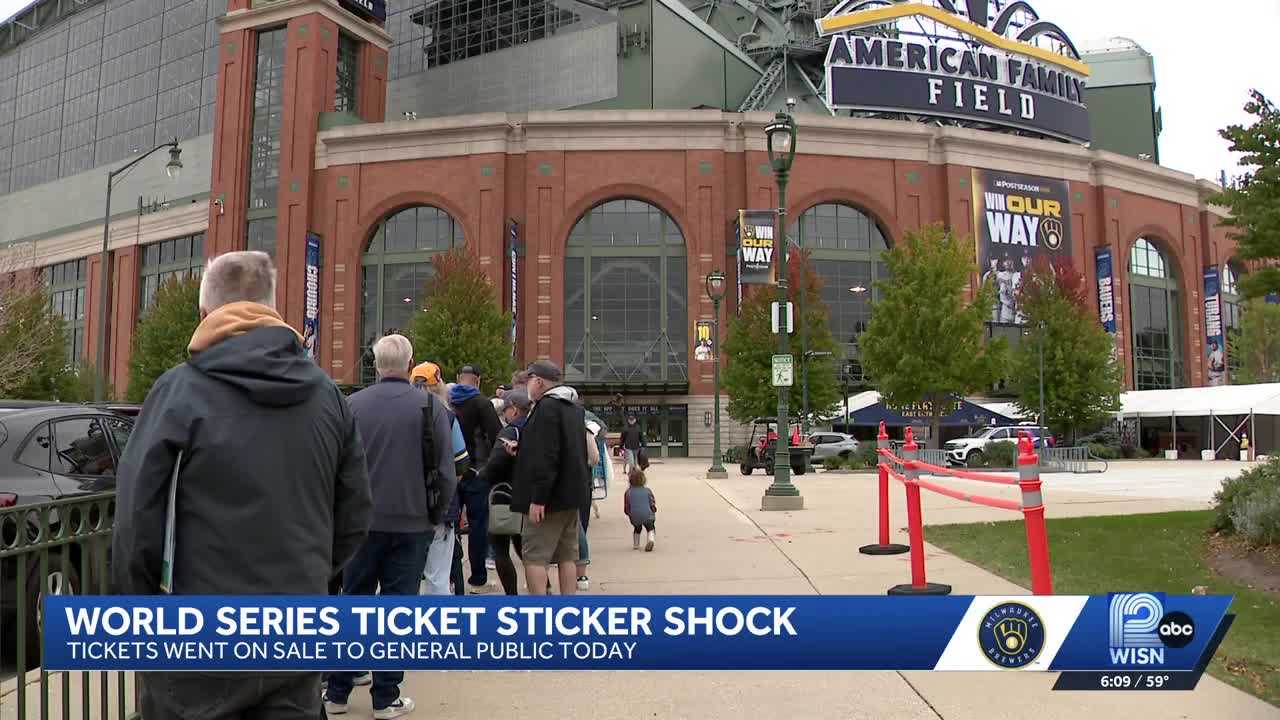Brewers fans shocked by high World Series ticket prices — WISN 12 Milwaukee, Yountville Sports news