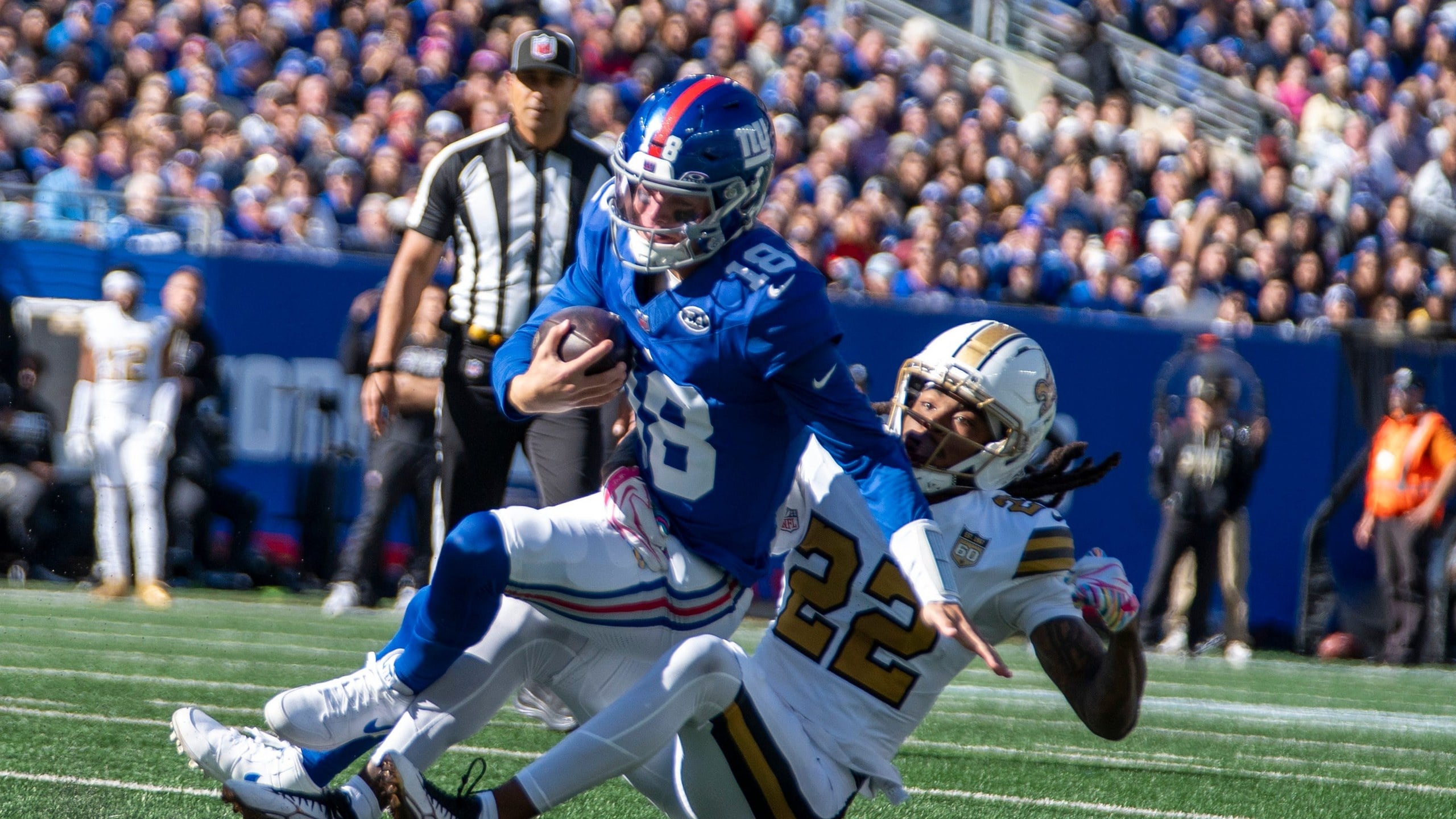 Giants Get Full JJ McCarthy Experience vs Saints — Minnesota Sports Fan, Yountville Sports news