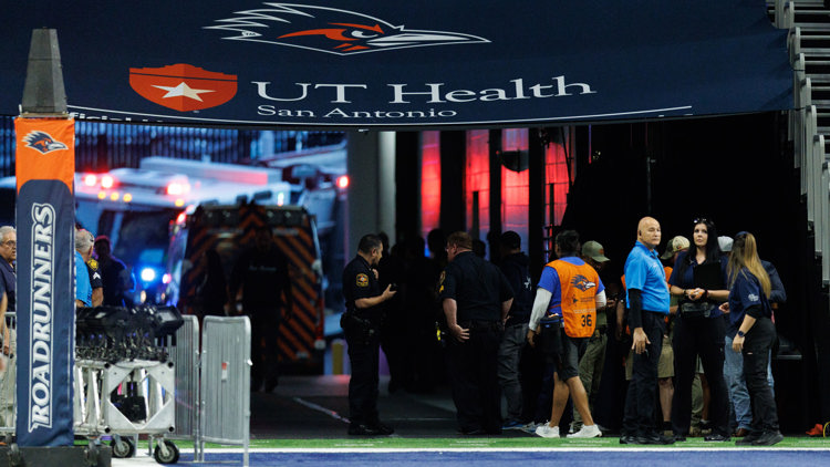Military member dies after falling while rappelling from Alamodome's ceiling before UTSA vs. Navy game — KENS 5 (San Antonio), Yountville Sports news