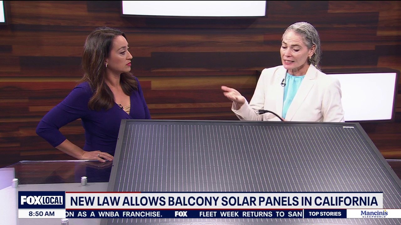 How balcony solar panels work, under new California law allowing them — KTVU FOX 2 Bay Area, Yountville Community news