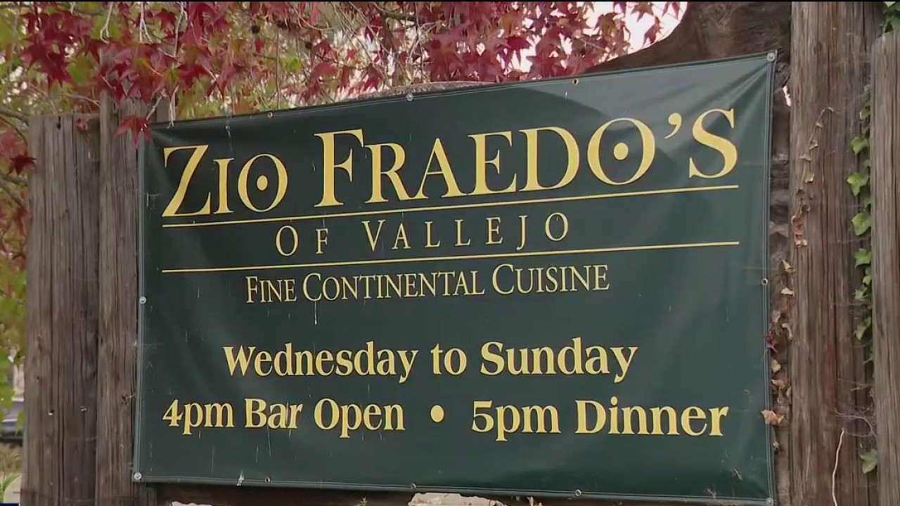 Zio Fraedo’s waterfront restaurant to close Vallejo location after 20 years — KTVU FOX 2 Bay Area, Yountville Dining news